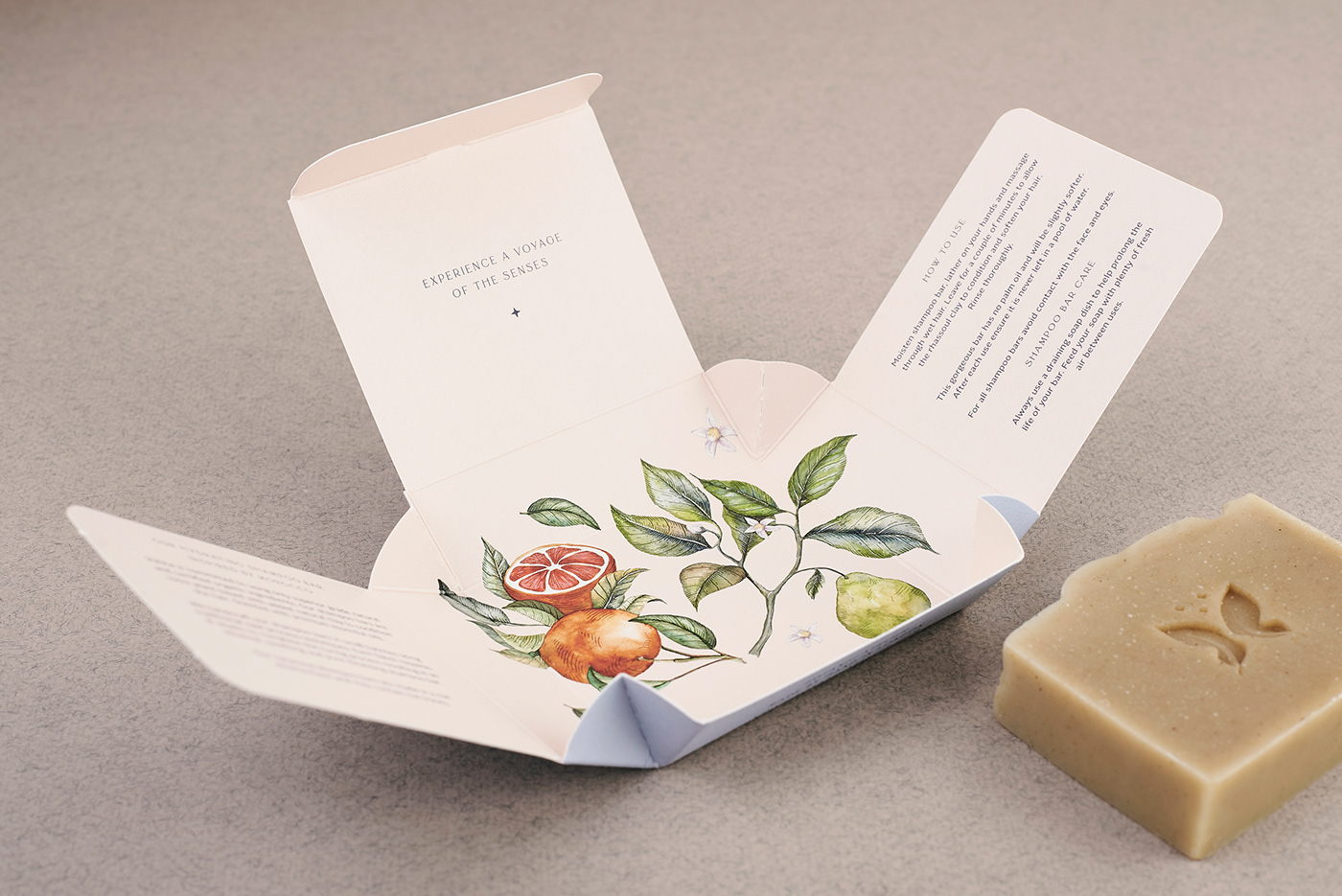 能让人想起传统的植物学书籍的护肤品包装设计(图14)