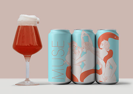 金属罐啤酒包装设计欣赏