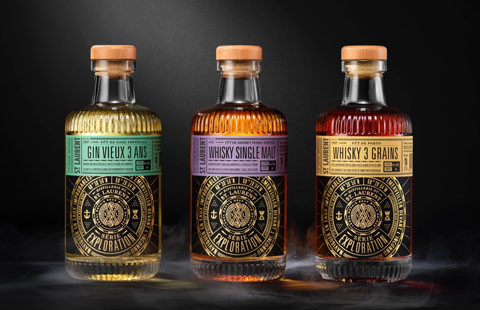 St. Laurent酒包装设计欣赏